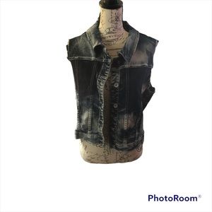Lavo Sleeveless Stonewashed Jacket 3x Juniors